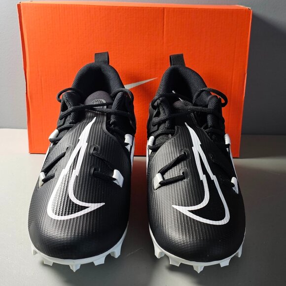 Nike Alpha Menace Pro 3 Mid Football Cleats Men's Black CT6649-001 Size 12 NIB - Picture 3 of 7